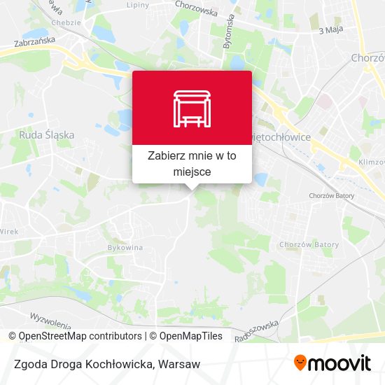 Mapa Zgoda Droga Kochłowicka