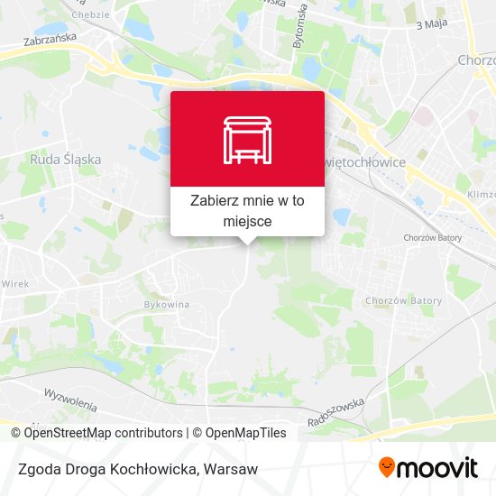 Mapa Zgoda Droga Kochłowicka