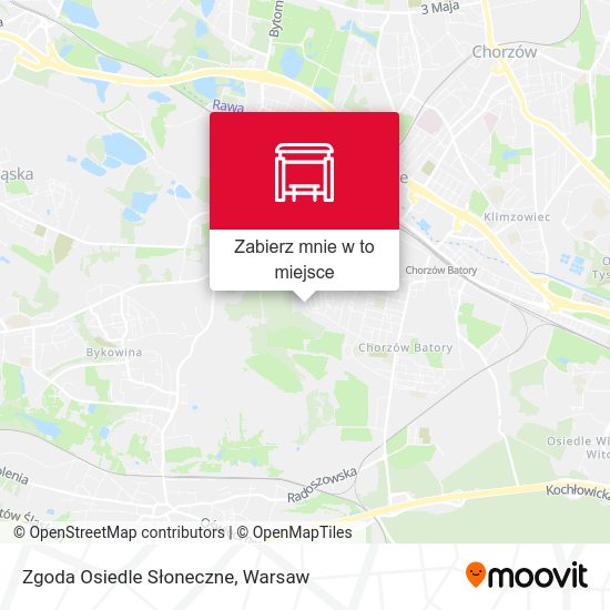 Mapa Zgoda Osiedle Słoneczne