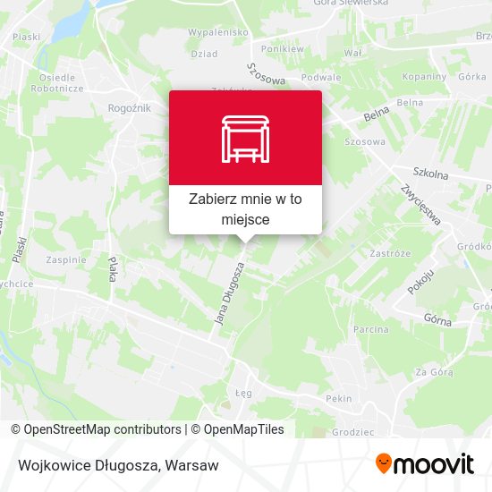 Mapa Wojkowice Długosza