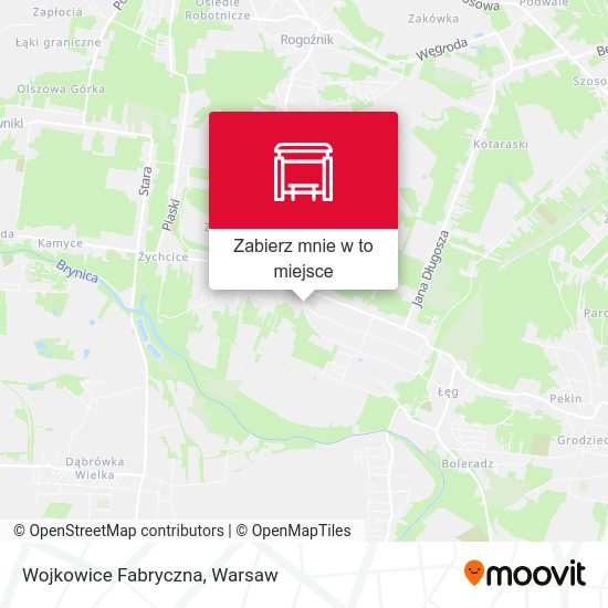 Mapa Wojkowice Fabryczna