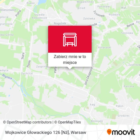 Mapa Wojkowice Głowackiego 126 [Nż]