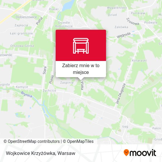 Mapa Wojkowice Krzyżówka