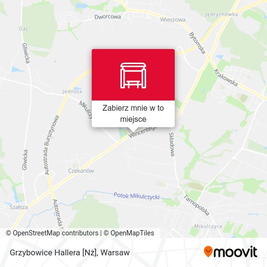 Mapa Grzybowice Hallera [Nż]