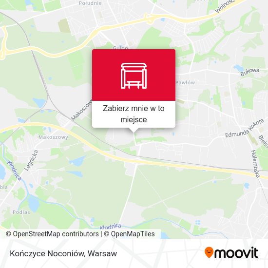 Mapa Kończyce Noconiów