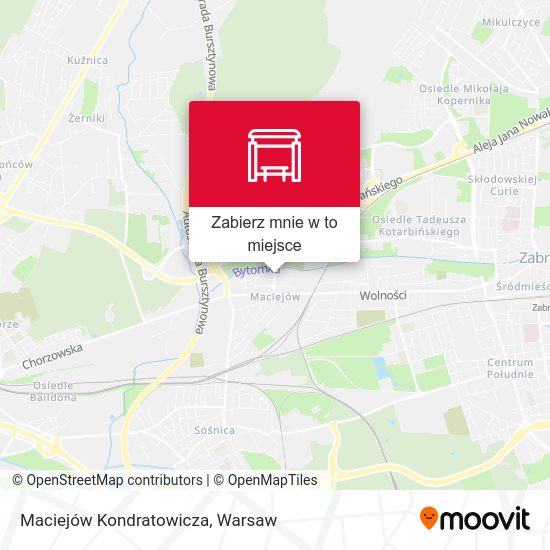 Mapa Maciejów Kondratowicza