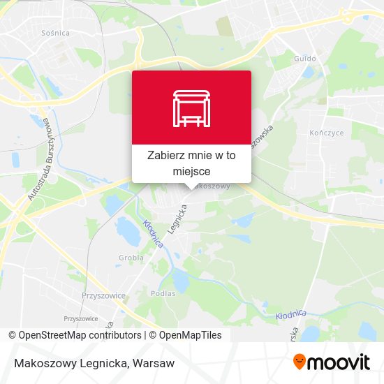 Mapa Makoszowy Legnicka