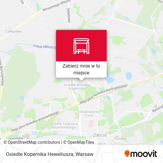 Mapa Osiedle Kopernika Heweliusza