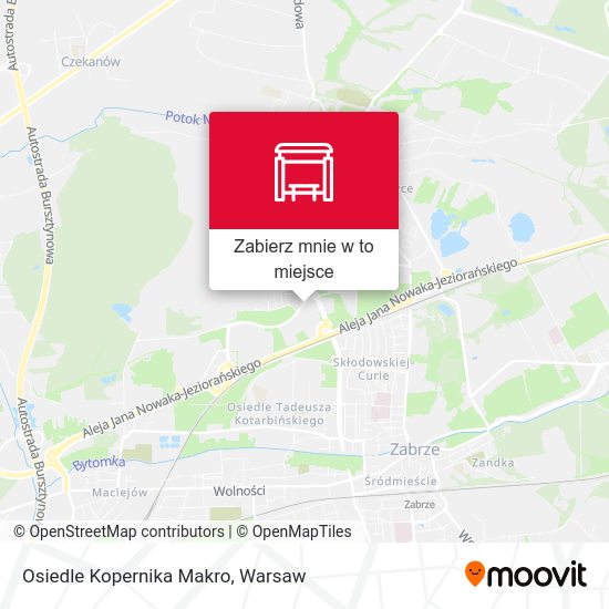 Mapa Osiedle Kopernika Makro