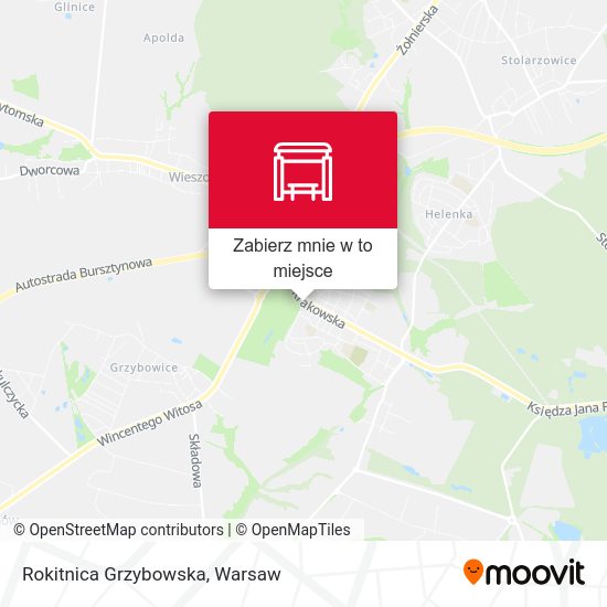 Mapa Rokitnica Grzybowska