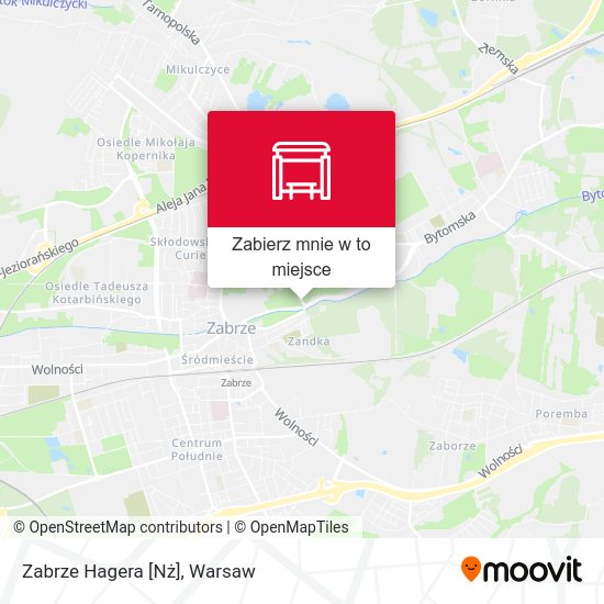 Mapa Zabrze Hagera [Nż]