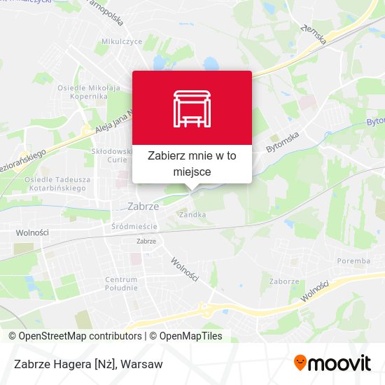 Mapa Zabrze Hagera [Nż]