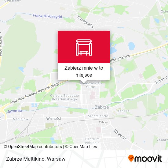 Mapa Zabrze Multikino