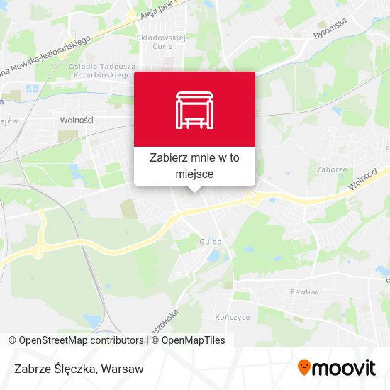 Mapa Zabrze Ślęczka