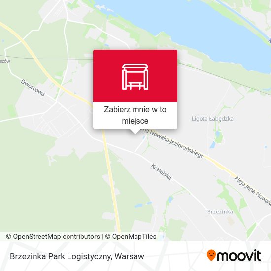 Mapa Brzezinka Park Logistyczny