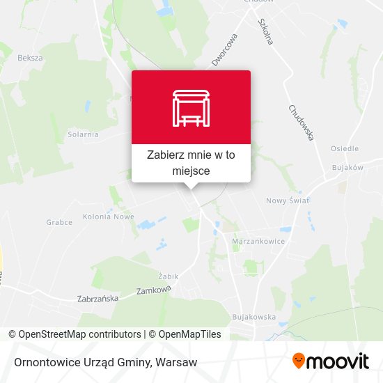 Mapa Ornontowice Urząd Gminy