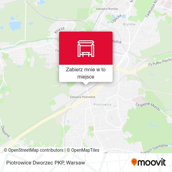 Mapa Piotrowice Dworzec PKP