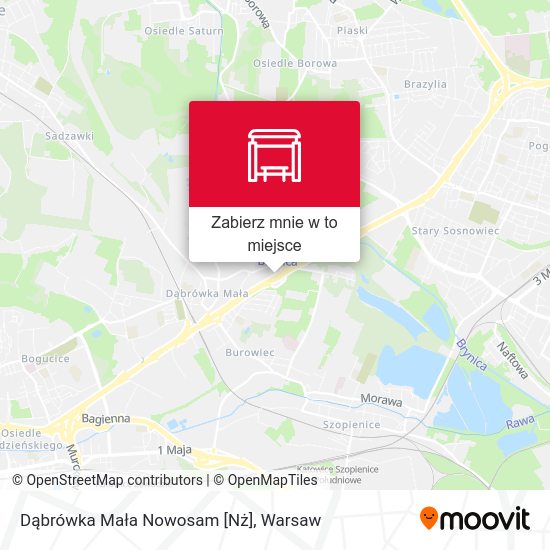 Mapa Dąbrówka Mała Nowosam [Nż]