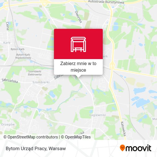 Mapa Bytom Urząd Pracy