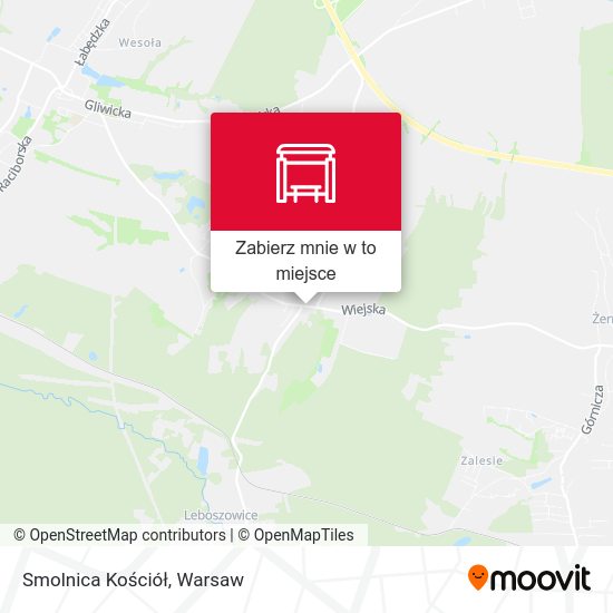 Mapa Smolnica Kościół