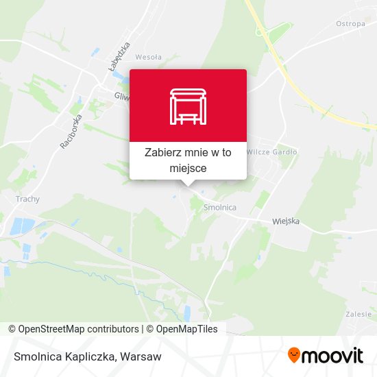 Mapa Smolnica Kapliczka