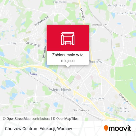 Mapa Chorzów Centrum Edukacji