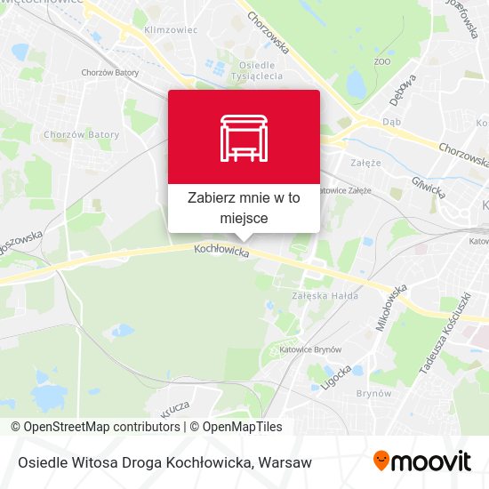 Mapa Osiedle Witosa Droga Kochłowicka