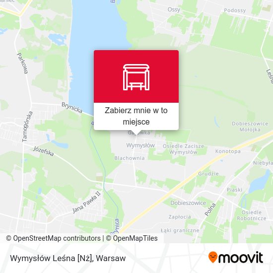 Mapa Wymysłów Leśna [Nż]