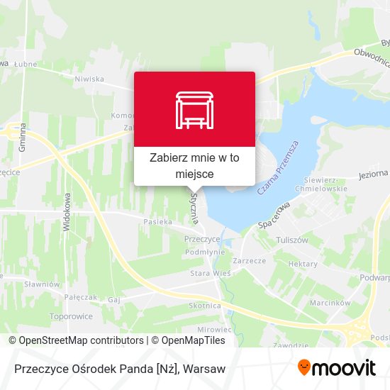 Mapa Przeczyce Ośrodek Panda [Nż]