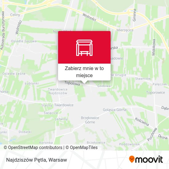 Mapa Najdziszów Pętla