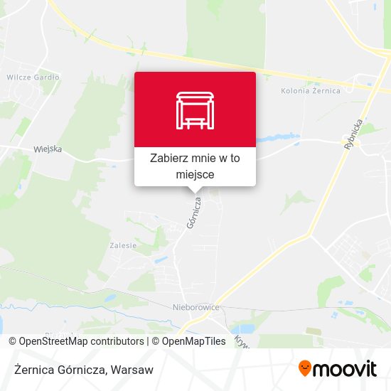 Mapa Żernica Górnicza