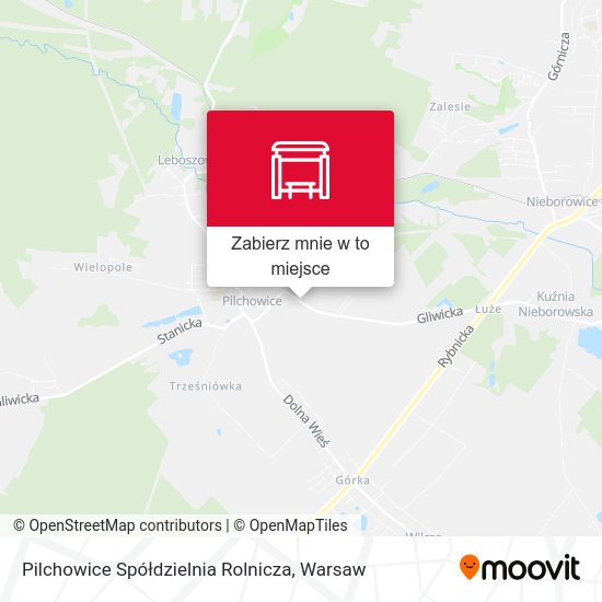 Mapa Pilchowice Spółdzielnia Rolnicza