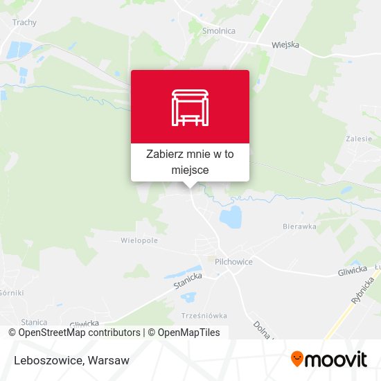 Mapa Leboszowice