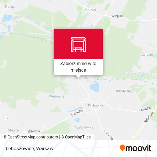 Mapa Leboszowice