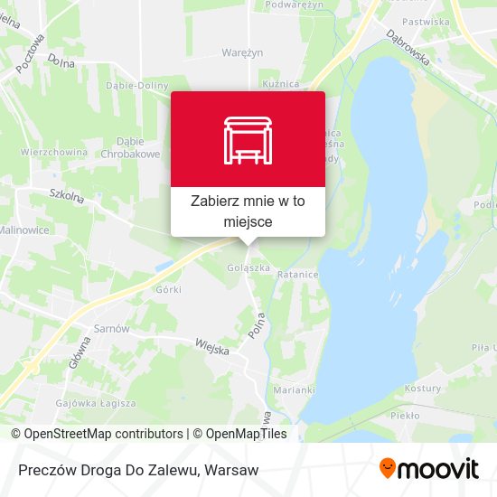 Mapa Preczów Droga Do Zalewu