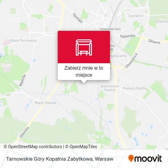 Mapa Tarnowskie Góry Kopalnia Zabytkowa