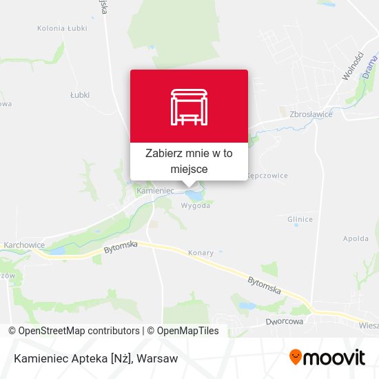 Mapa Kamieniec Apteka [Nż]