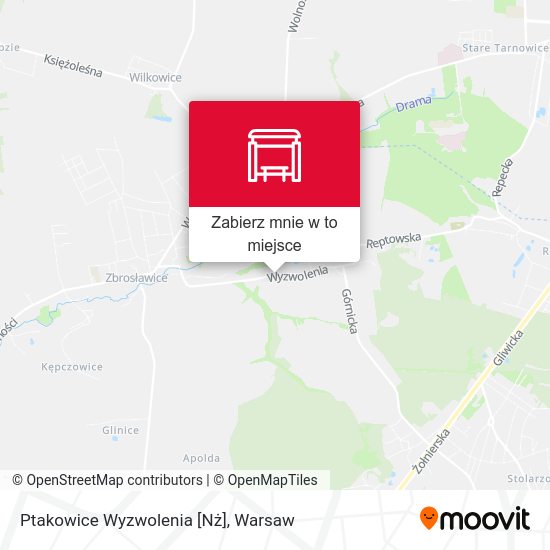 Mapa Ptakowice Wyzwolenia [Nż]