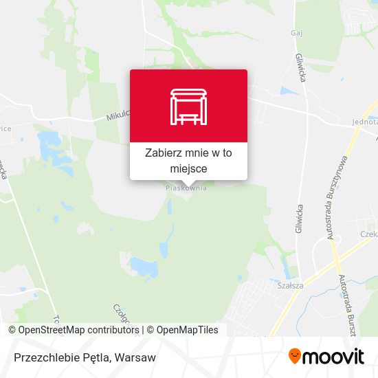 Mapa Przezchlebie Pętla