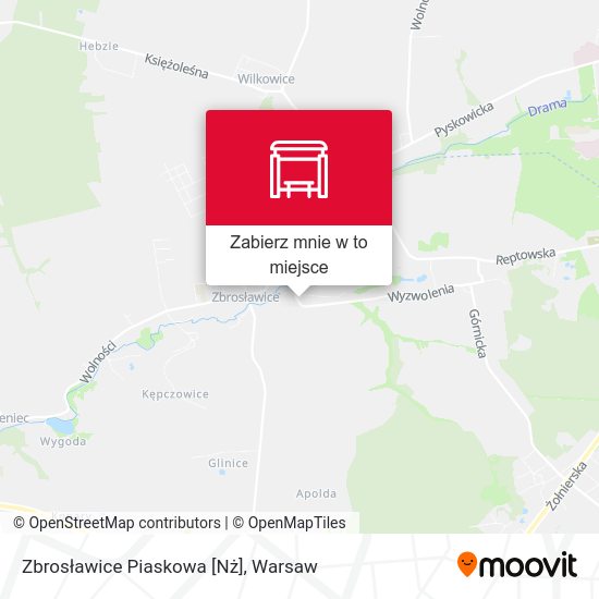 Mapa Zbrosławice Piaskowa [Nż]