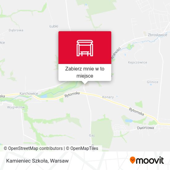 Mapa Kamieniec Szkoła