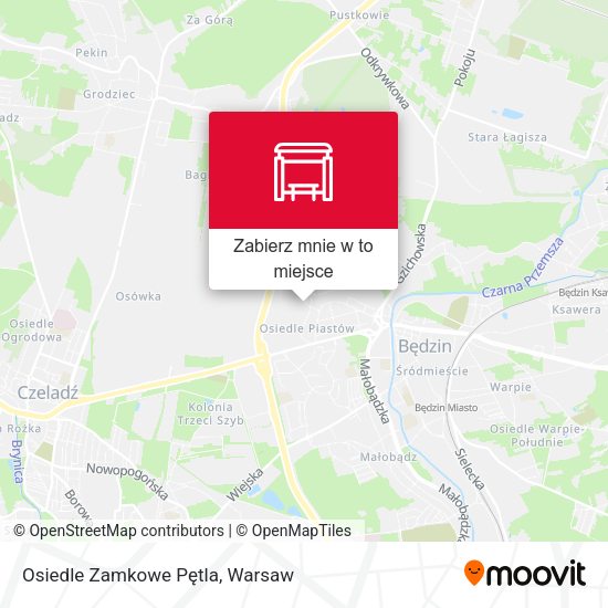 Mapa Osiedle Zamkowe Pętla