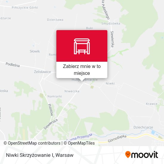 Mapa Niwki Skrzyżowanie I