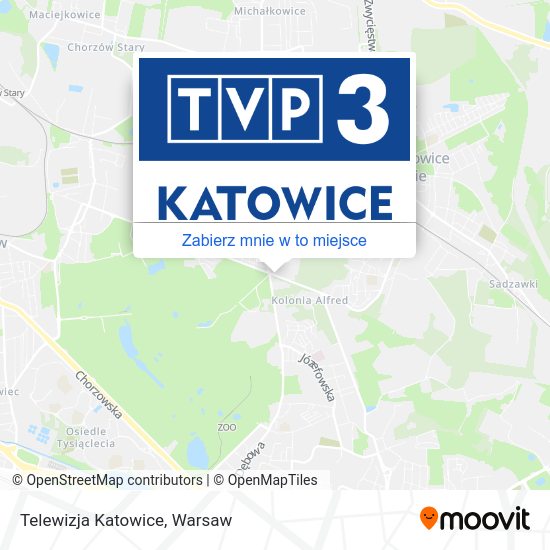 Mapa Telewizja Katowice