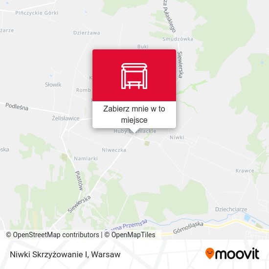 Mapa Niwki Skrzyżowanie I