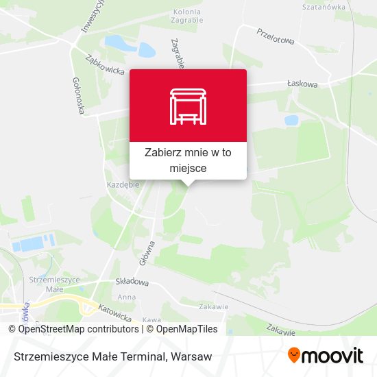 Mapa Strzemieszyce Małe Terminal