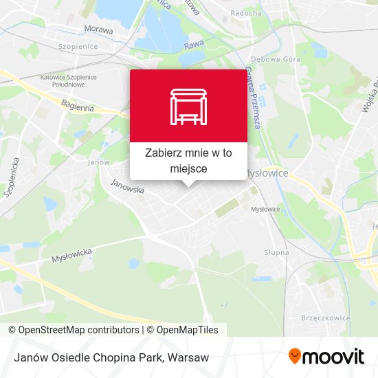 Mapa Janów Osiedle Chopina Park