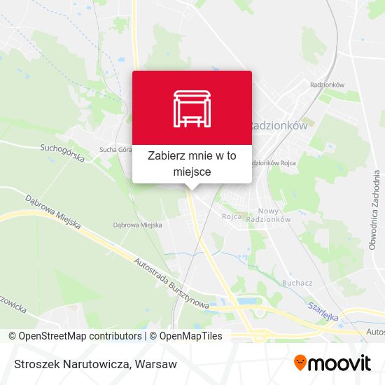 Mapa Stroszek Narutowicza