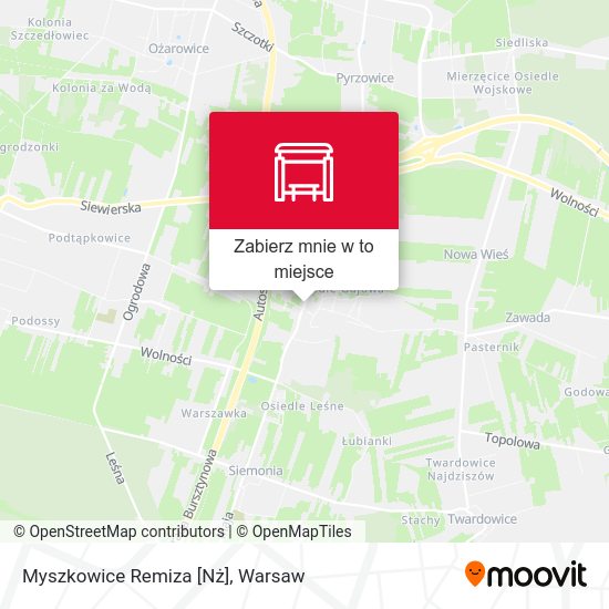 Mapa Myszkowice Remiza [Nż]