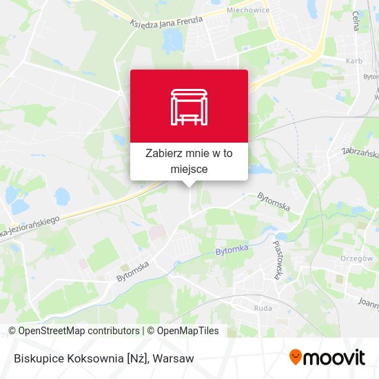 Mapa Biskupice Koksownia [Nż]